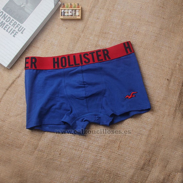 Boxer Hollister Hombre Azul 
